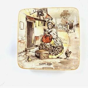 Vintage Sairy Gamp New Hall Square Decorative Plate